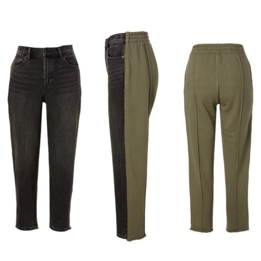 Alexander Wang Ride Clash Mid-Rise Tapered Leg Sweans